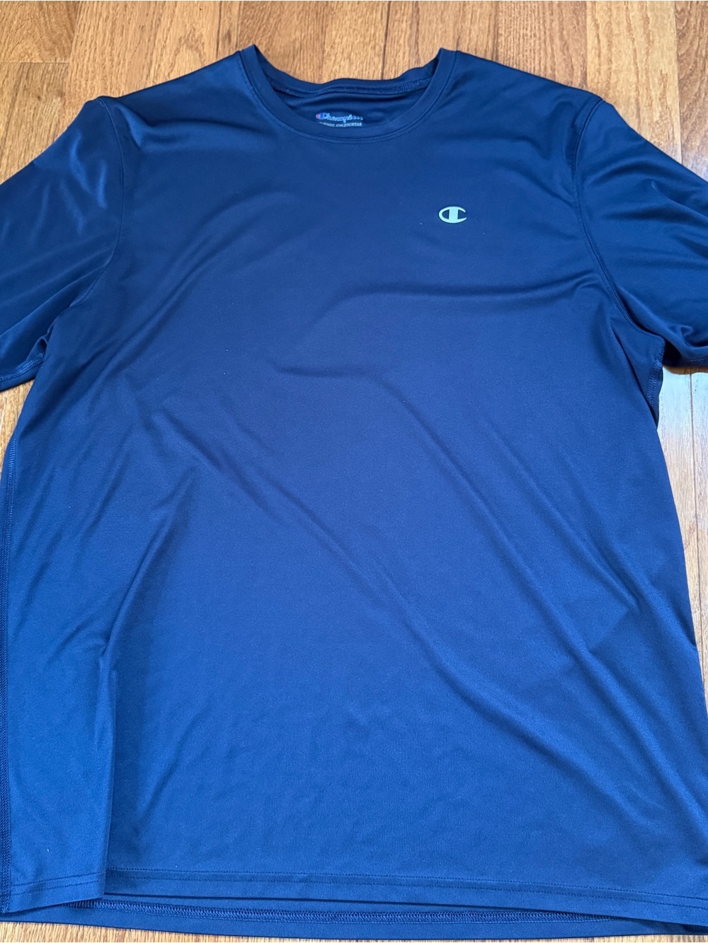 Champion Men’s Blue Short-Sleeve Athletic Tee - Picture 1 of 2